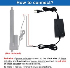 DC 12V Small Mini Micro Linear Actuator 1.2″ 2″ 3″ 4″ Stroke Fast Speed 6inch /s
