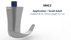 Touch Screen Video Laryngoscope Reusable Sterilizable Blades six option