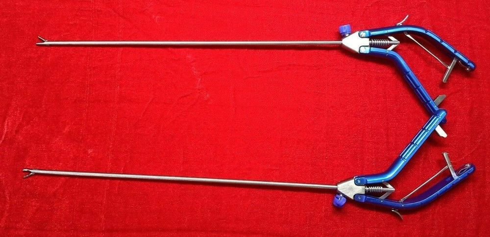 2pc-Laparoscopic Needle Holder 5mmx330mm High Quality Reusable Instruments