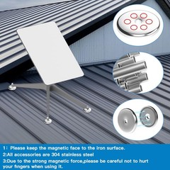 600 pounds Magnetic roof Mount for starlink,Strong Neodyminum Round Magnet