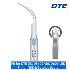 DTE Dental Ultrasonic Piezo Scaler Tips 2x GD1, GD2 GD4 PD1 Assorted Kit
