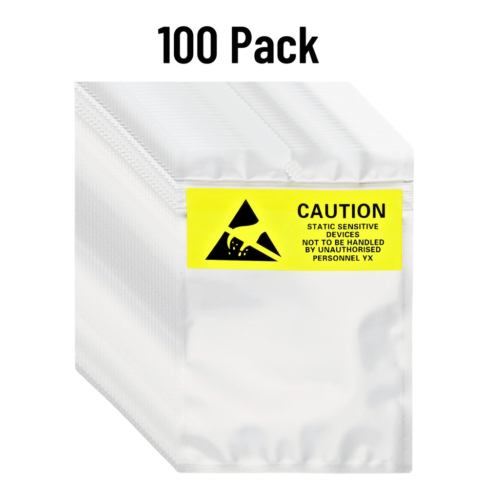 Anti Static Shielding ESD Bags 4″ x 6″ Multi Pack Zip Resealable Translucent bag