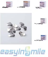 50Pcs/box Dental Sectional Matrices Refill Wave Shape Wedges 50 μm EASYINSMILE