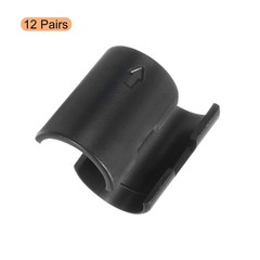 24pcs Wire Shelf Clips 7/8 Inch(22mm) Wire Shelving Lock Clips(12 Pairs)