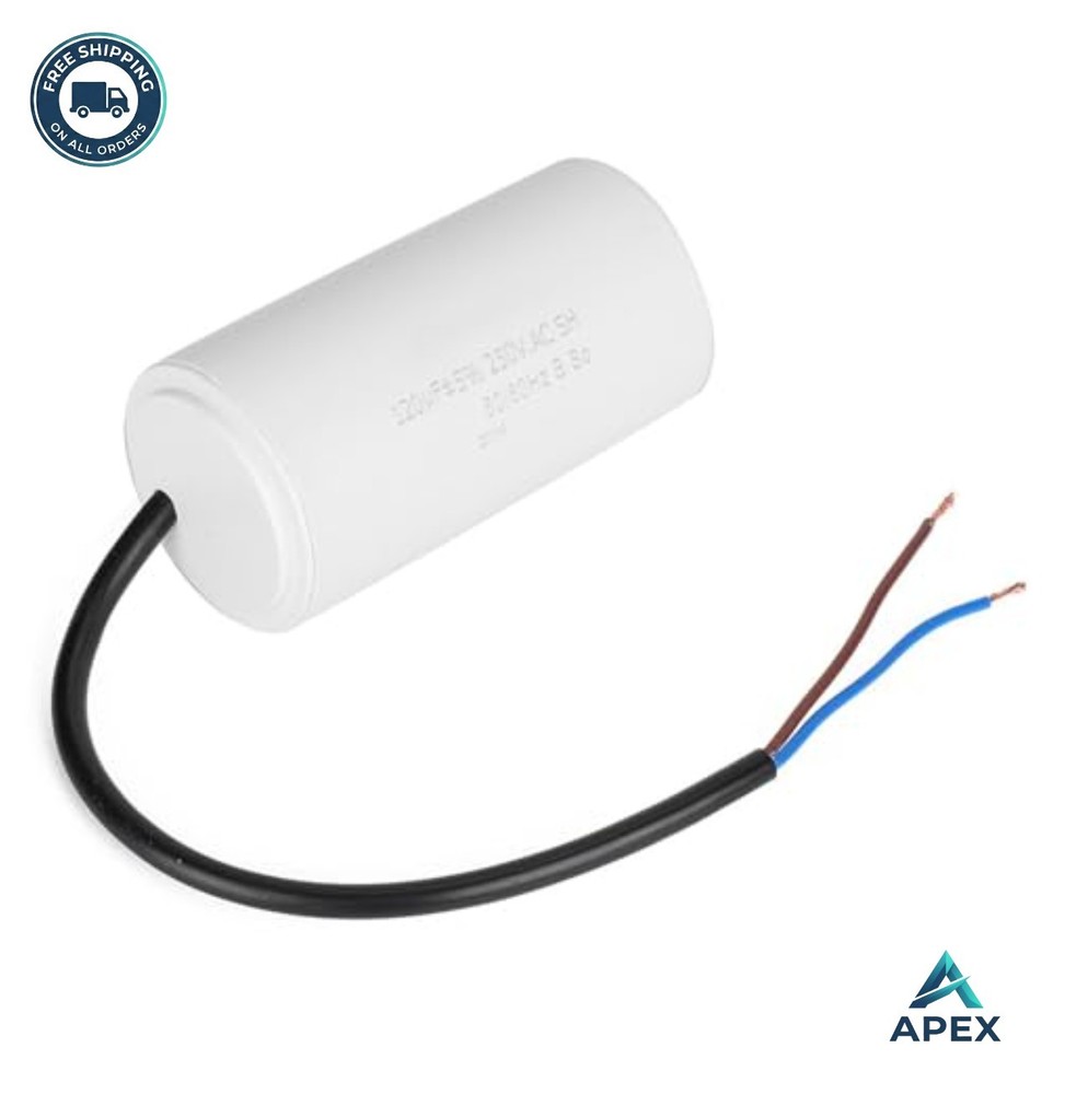 CBB60 Run Capacitor 120uF 250VAC 50/60Hz Motor Air Compressor Part