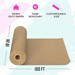 Kraft Paper Bryco Goods 18 x 1200 Inch Brown New