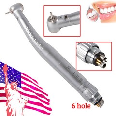 Dental Fiber Optic LED Turbine Handpiece Fit Kavo Multiflex Lux Coupler 6Hole MD