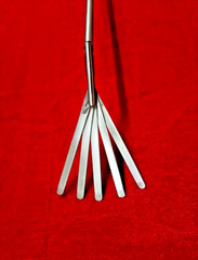 Laparoscopic Fan Retractor 5 Blades Articulation 5mmx330mm Reusable Instruments