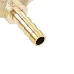 uxcell Reducing Barb Hose Fitting Y Shape Pipe Connector Brass 3/8″ x 1/4″ x