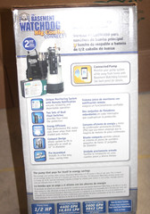 NEW BASEMENT WATCHDOG BW4000 1/2 HP Combination Submersible Sump Pump w Back Up
