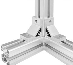90Degree Right Angle Corner Joint Bracket Aluminium Extrusion Profile 20/30/40