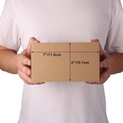 40 Pack 7x5x4 Inches Brown Cardboard Shipping Boxes for Packing, Moving, Mailing