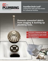 Guardian GDL-DOME-2000 2 Dome-D-Lock Drain Lock for Floor Sinks
