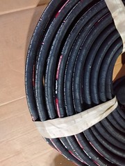 25 FT GATES 5/8″ HYDRAULIC HOSE 2 WIRE 5000 PSI ENVIROFLUID MegaSpiral R13 Flame