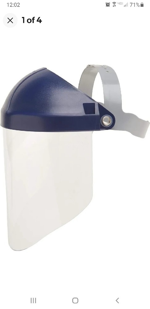 AOSafety 90028 Multi-Purpose Professional Faceshield, Clear Blue