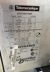 Schneider Altivar 71 ATV71HC11N4D VFD 150HP 110KW 380-480V 3PH Motor Drive