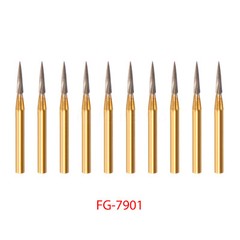 Dental Tungsten Carbide Burs Trimming & Finishing & Polishing Flame FG 7901