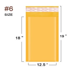 Any Size Kraft Bubble Mailers Shipping Padded Bags Mailing Envelope Self Seal
