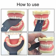 Dental Photo Contrast Board Intraoral Contrastor Background Black 134°C