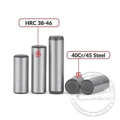 1.5mm 2mm 3mm 4mm 5mm 6mm 8mm – 30mm Metric Dowel Steel Pins Hardened & Ground