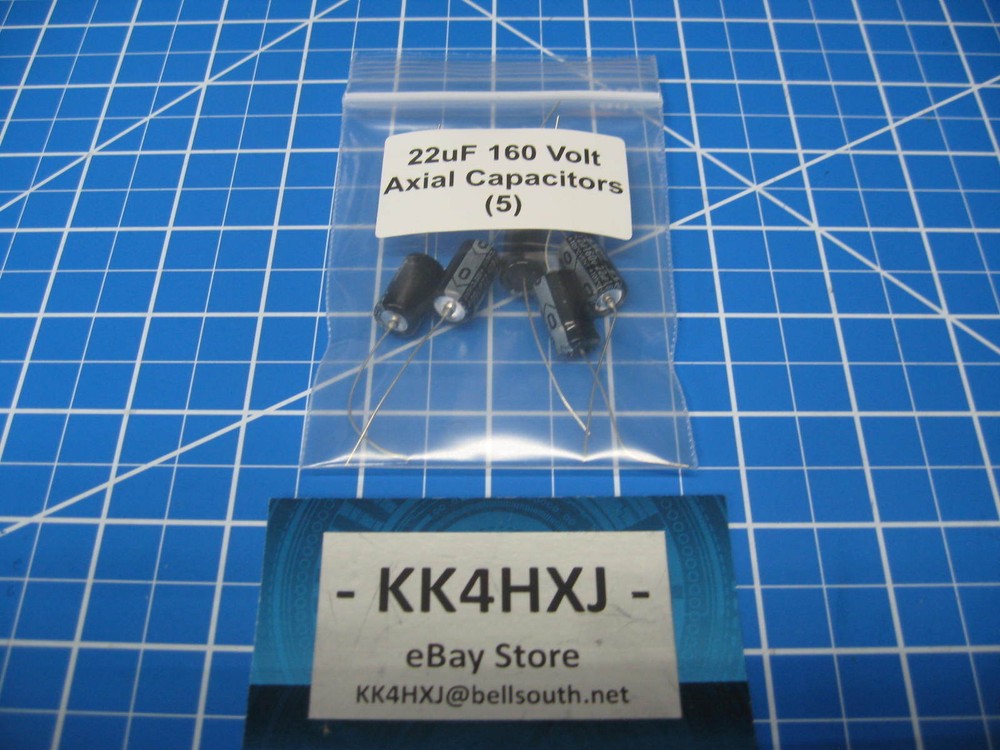 SC – GHA Series – Axial Electrolytic Capacitors – 160v 22uF – 5 Pieces
