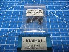 SC – GHA Series – Axial Electrolytic Capacitors – 160v 22uF – 5 Pieces