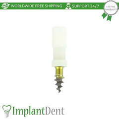 1x Root Shaped Compressive Short Neck Dental One Piece Fixture Dentistry Lab