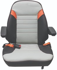 Mower Seat for Hustler Lawn Mowers – See Models Listed – w/ seatbelt and armrest