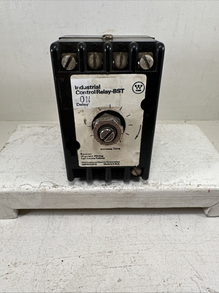 NOS-Westinghouse Solid State Timer 179C258G01 Time Delay Interlock.