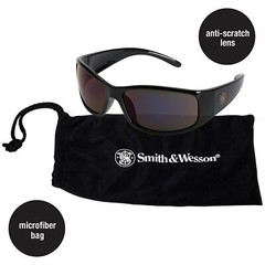 Smith & Wesson 21303 Elite Safety Sun Glasses Black Frame Smoke Lens Each