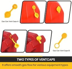 Gas Can Spout Replacement Kit (Two Pack), Universal Nozzle for 1, 2, 5 Gallon Ga
