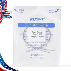AZDENT 1 Bag Dental Orthodontic Niti Open Coil Spring Niti Alloy 0.008″-0.014″