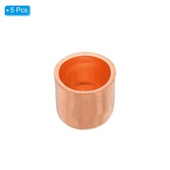 3/8 Inch (10mm) ID Copper Pipe End Cap, 5 Pack Copper Fitting Cap Sweat Plug …