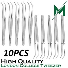 X10 DENTAL LONDON COLLEGE TWEEZER – 16 cm SERRATED TIP SURGICAL DRESSING FORCEPS