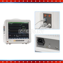 12″ Patient Monitor ICU CCU Vital Sign for Hospital ECG NIBP RESP TEMP SPO2 PR