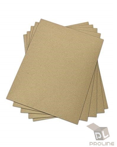 25 PCS – 7.5 x 7.5 Kraft Corrugated Chipboard Pads Inserts Sheet 32 ECT
