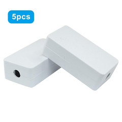 5 Pieces Project Box Small ABS Plastic Junction Box Electrical Project Case Whit