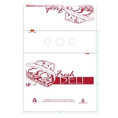Slide 2 Klose zipper Deli Meat Bag – Fresh Deli – Top Full Saddle – 1,000 Bags