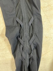 Lululemon Black Leggings Lattice Cutout Detail Activewear Yoga Pants Women