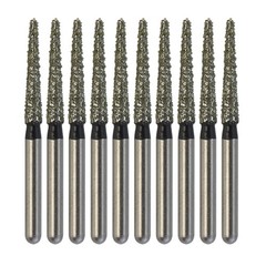 Dental Diamond FG Burs 850/016F 850/016SC Round End Taper Super Coarse Fine Grit