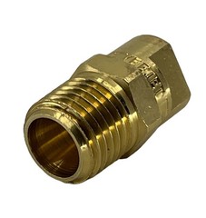 H1/4U-0508HE TeeJet Brass Veejet Nozzle for Boomless Nozzles, 1/4″ MNPT