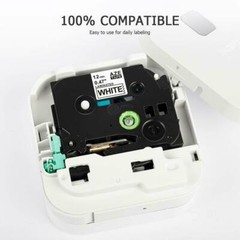 5PK 12mm Label Tape Replace For Brother P-Touch H110 TZ TZe-231 Black on White