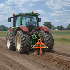 Powder Coated Middle Buster For Category 1,3 Point Tractors Quick Hitch Plow