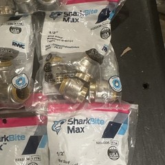 32 Sharkbite Max Push To Connect 1/2” End Stop New Sealed (384)