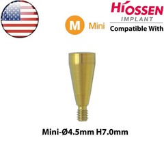 US Dental Healing Abutment Cover Screw Mini Hex Fit Oss Hiossen Implant Platform