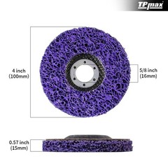 71878 4-Inch Stripping Discs 5/8-Inch Arbor Angle Grinding Wheel – 5 Pack