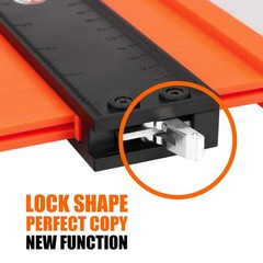 Saker Contour Gauge 10 Inch Profile Tool with Adjustable Lock,Christmas Gifts