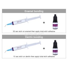 DENTEX Gel di incisione dell’acido della resina dentale 37% della siringa fosfor