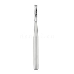 Dental Surgical Carbide Burs FG 557L Cross Cut Straight Fissure 5/PACK