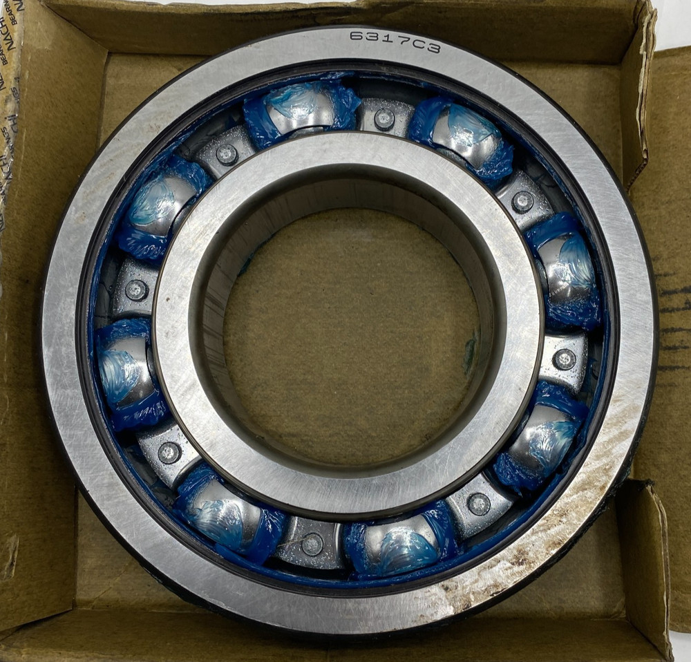 Nachi 6317 C3 Ball Bearing Deep Groove 85mm ID X 180mm OD X 41mm